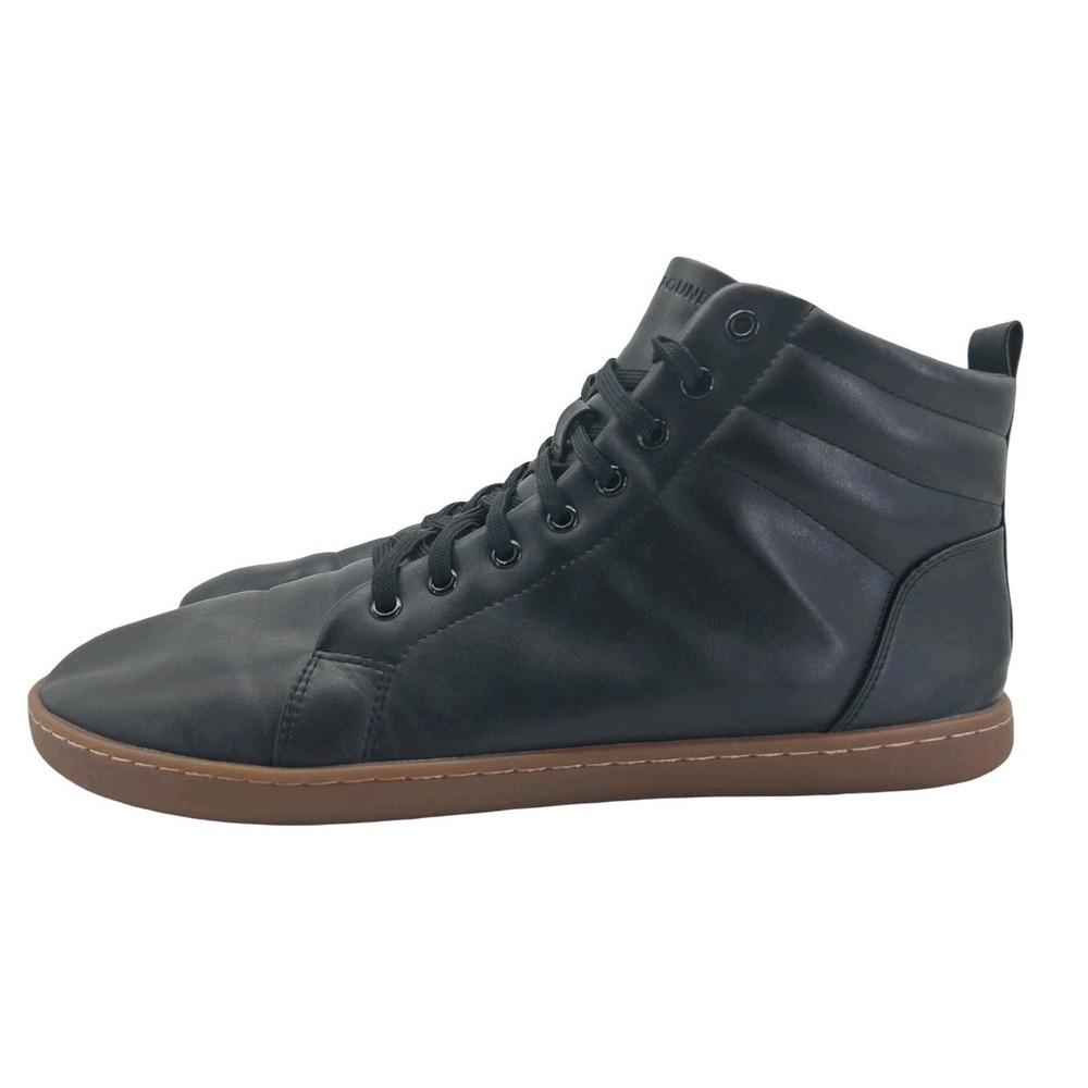 FEELGROUNDS Shoes Mens Size 14 Black Synthetic High Top Barefoot Casual Sneakers - Picture 4 of 13